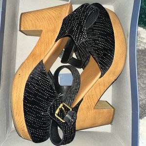 Glitter velvet Marcia heels